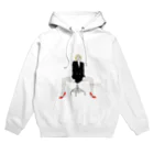 Star_child designの座る女 Hoodie