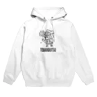 旅バンドTOKKIBUTSUの物販コ〜ナ〜の怒りのブルドッ君 Hoodie