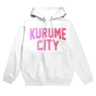 JIMOTO Wear Local Japanの久留米市 KURUME CITY パーカー