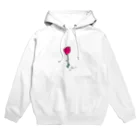 ﾅｺﾁｬﾝの色付けたバラ Hoodie