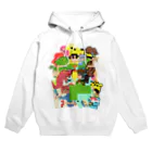 rakugakirinのきりん君とドット絵のパーカー Hoodie