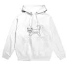 ナミノコ雑貨店のpopokilio ハートキャット Hoodie