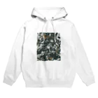 兎派のpaint_02_natural Hoodie