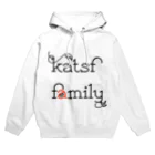 Katsf family samisamiのkatsf-family→黒ロゴグッズ パーカー