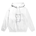 しろくまさんの心のなかのシンプルしろくま Hoodie