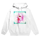 A'S WORLDのPINK×greenFLOWER Hoodie