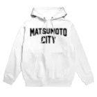 JIMOTO Wear Local Japanの松本市 MATSUMOTO CITY パーカー