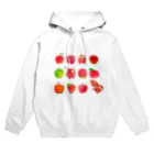 zakka shop Owls & Apples のりんごと赤ちゃんふくろう Hoodie