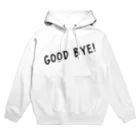 SANKAKU DESIGN STOREのGood Bye! カジュアル黒 Hoodie