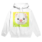 テンチコ。のドットフェレット Hoodie