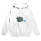 保護猫活動の支援のためのグッズ制作のロシアンブルー Hoodie