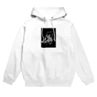 たまごハウスのgoing may way 前面デザイン~ スニーカー(黒バック白抜き） Hoodie