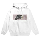 raraのゆるかわTシャツ屋さんの座る猫 Hoodie