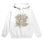 オリジナルの森の中グッズ販売の眠りリス Hoodie