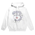 シュナウザーグッズ_みちゃのまゆげ犬のシュナウザー Hoodie