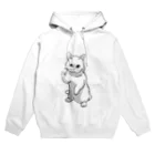 Togeratのマンチ立ち（モノクロタイプ） Hoodie