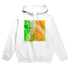 kagomeのリラックスアイテムショップのキレイ♪クモの巣 水滴 Hoodie