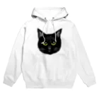 WataMayuroom☆の上目使いの黒猫 Hoodie