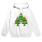 イラスト MONYAAT の森さんのクリスマスA クリスマスツリー Hoodie