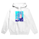 MANNZOKUの真っ青くん Hoodie