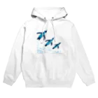 パソコン教室ビギナーの仲良しペンギン Hoodie