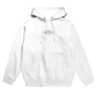 th®︎eeのthree LOGO NEON ForestGreen Hoodie