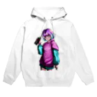 不リスクのグラフィティ少女 Hoodie