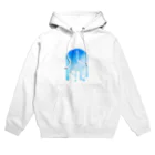 天雨さあまの天気屋さんの時間が溶けてゆく｡ 青空 Hoodie