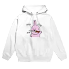 魚の4コマのうさぎペロペロパーカー Hoodie