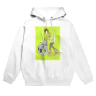 isao_imhnkのbooster girl I dropped my contact lenses Hoodie