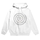 イラスト MONYAAT のCT93ぐるぐるB*右回り*時計回り Hoodie