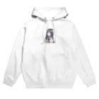 SAKURA スタイルの黒髪ロング女子 Hoodie