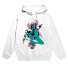 tama.llustrationのロックT ROCK'N PUNK - 悪魔ちゃん スニーカー Hoodie