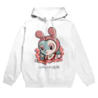 Tomei_Ningenのふわふわ地獄パーカー　うさぎ Hoodie