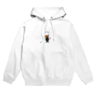 papiko くまさんのnew つり革 ライオン 背景グレー Hoodie