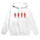 きゃべつばたけのレッドペッパー Hoodie