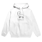 きなこもちYのお餅屋さんのきなこもち画伯作「ゴリラ」 Hoodie