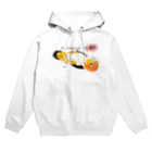 inkono shimobeのごろごろシロハラインコ Hoodie