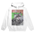 ねこの森でお散歩のシャムミックスちゃん Hoodie