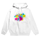 劇団佐賀さわげのさわげTシャツ(白) Hoodie