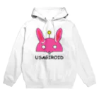 しる猫☆ミ雑貨店のウサギロイド Hoodie