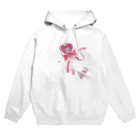 roseのマジカルローズハートロッド Hoodie