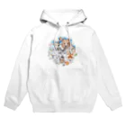 ＰＵＧＬＡＮＤの熊・鹿・フクロウ・オオカミ・キツネ・鷹・イモリ・うさぎ・リス・ジョウビタキ Hoodie