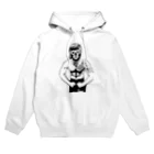 根本製作所の白黒　マスク Hoodie