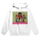 YUMIKITAGISHIのエレベーターはうさぎでギュウギュウ Hoodie