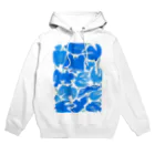 TORIIROTの青い鳥モチーフのデザイン Hoodie