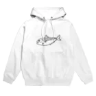 △だの魚好きの人のグッズ Hoodie