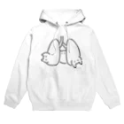 ねこやにわとりやの心肺猫 Hoodie