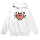 ひよこのもり工房のでかめのひよこかに Hoodie