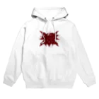 HachijuhachiのPURE BLOOD RED Hoodie